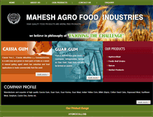 Tablet Screenshot of maheshagro.com